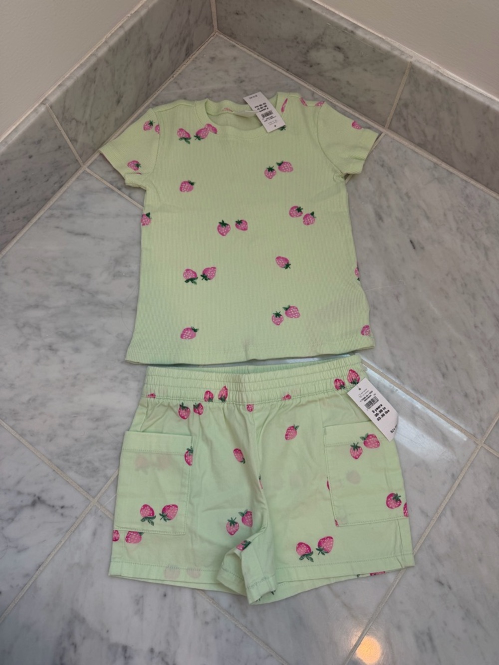 GAP Factory Strawberry Short and Shorts Set